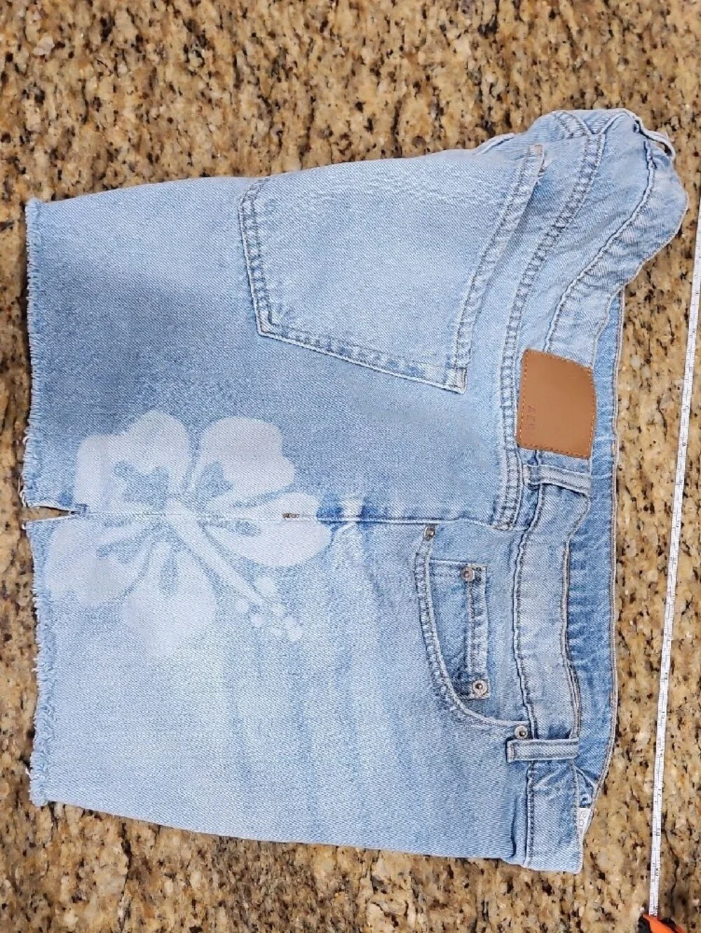 Aeropostale Super Baggy Low Rise Denim Shorts 16